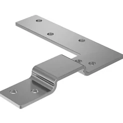 Pack 2 paires attaches équerre d'angle à visser - 7 trous - cadre maxi lourd