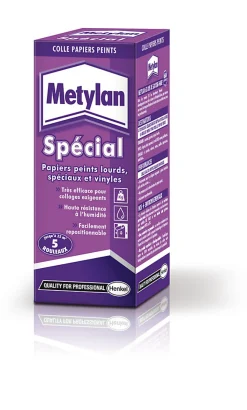Pack de 2 - METYLAN Colle Papiers Peints Spécial Paquet 200g
