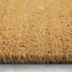 Paillasson - Tapis brosse Coco - Ecru - Ep, 23 mm - Rouleau de 2m x 3m
