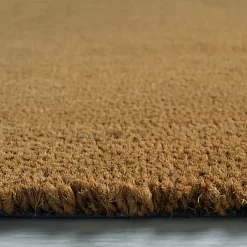 Paillasson - Tapis brosse Coco - Ecru - Ep, 23 mm - Rouleau de 2m x 2m