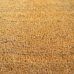 Paillasson - Tapis brosse Coco - Ecru - Ep, 17 mm - Echantillon 13 x 13 cm