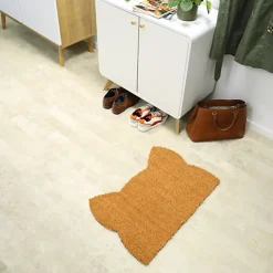 Paillasson Coco - Chat Miaou - Ecru - 73 x 52 cm
