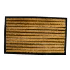Paillasson coco caoutchouc Bugala à rayures GoodHome L.45 x l.75 cm