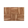 Paillasson coco embossé motifs primitifs 40x60cm