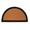 Paillasson coco Kebir cadre GoodHome noir L.45 x l.75 cm