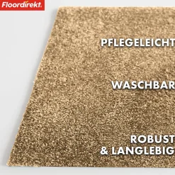 Paillasson Domenico Tapis de propreté élégant et pratique Beige 50 x 80 cm - Floordirekt