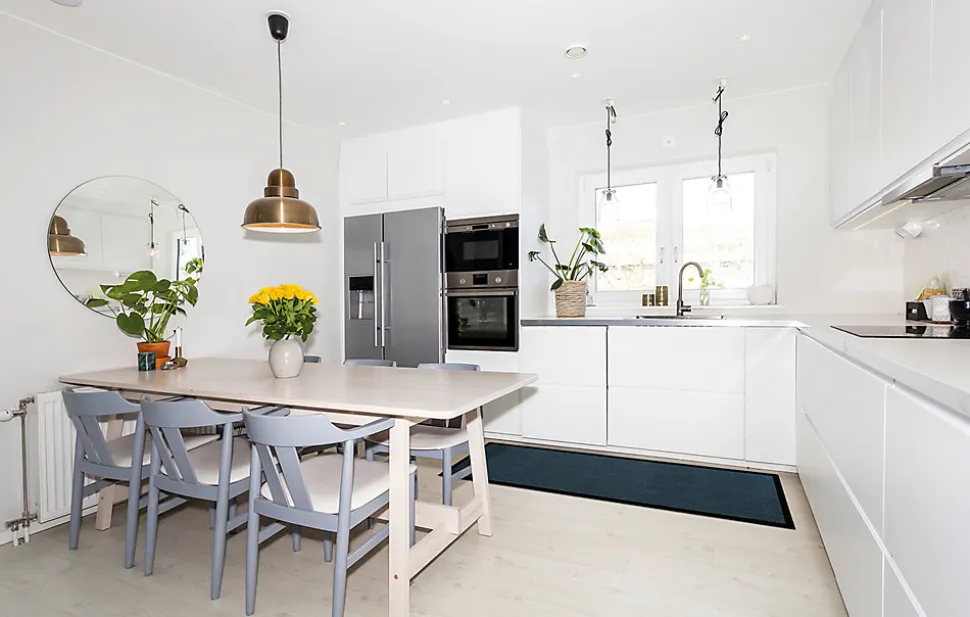 Paillasson intérieur cuisine uni gris 50 x 120 cm