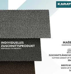 Paillasson Mélange, Tapis de Porte pour l'entrée, label OEKO-TEX standard 100, Noir et Blanc, 200 x 250 cm