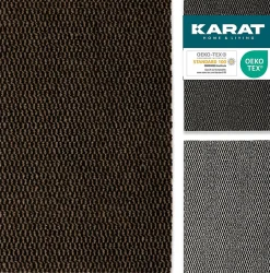 Paillasson Mélange, Tapis de Porte pour l'entrée, label OEKO-TEX standard 100, Noir/Marron, 200 x 100 cm