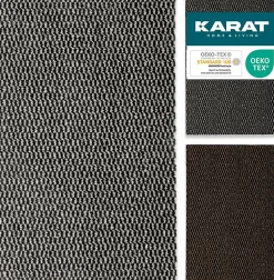Paillasson Mélange, Tapis de Porte pour l'entrée, label OEKO-TEX standard 100, Noir et Blanc, 200 x 500 cm