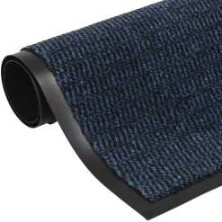 Paillasson touffeté 60x150 cm Bleu vidaXL