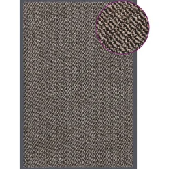 Paillasson touffeté 80x120 cm Marron foncé vidaXL