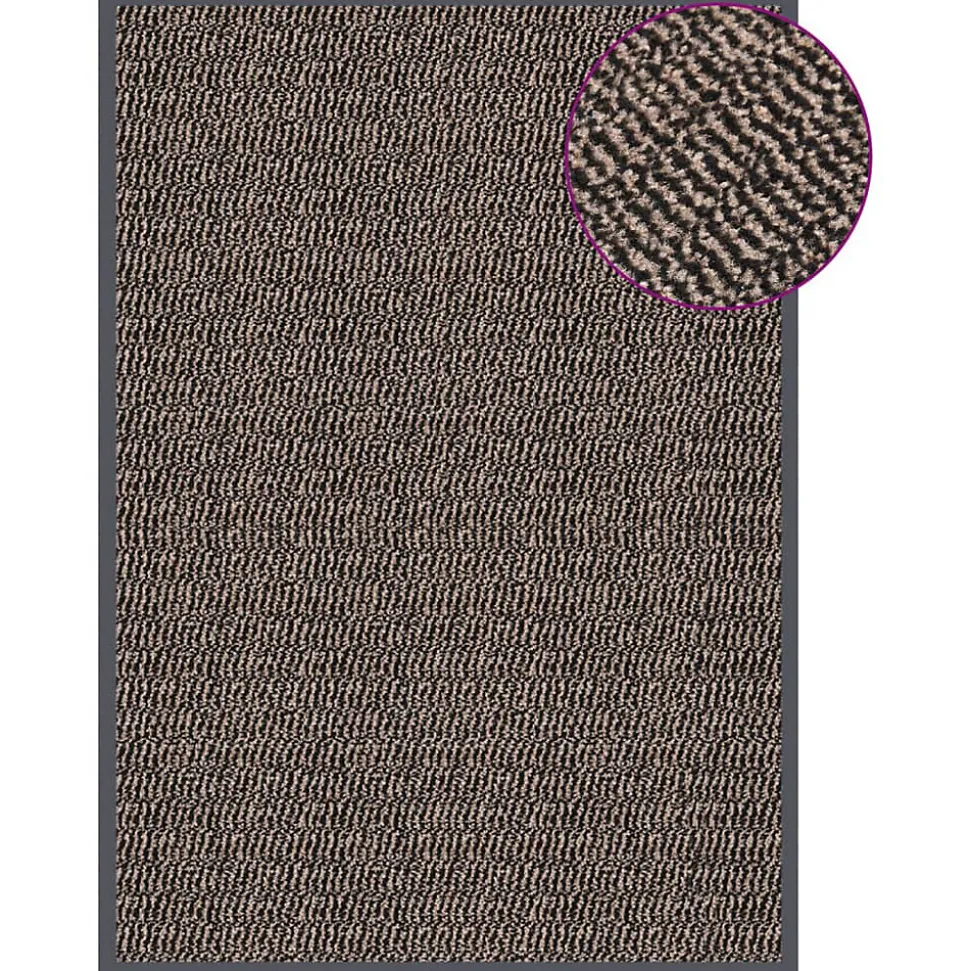Paillasson touffeté 60x90 cm Marron foncé vidaXL