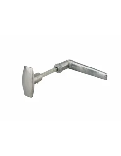 Paire bouton-bequille pour serrure en applique horizontale, carré 6mm, fourreau adaptateur 7mm, 1 portée - THIRARD