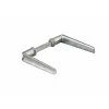 Paire de béquilles Alsace pour porte, carré 8mm, 1 portée, argent - THIRARD