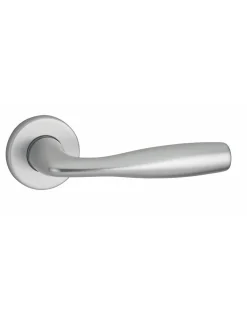 Paire de béquilles Lada pour porte, carré 7mm, argent - THIRARD