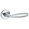 Paire de béquilles Luxor pour porte, carré 7mm, chromé brillant - THIRARD