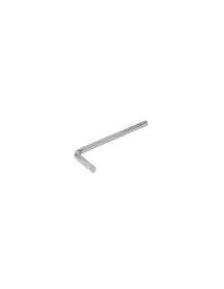 Paire de béquilles pour porte, carré 7mm, 1 portée, blanc - THIRARD