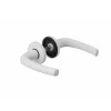 Paire de béquilles pour porte d'entrée Chantilly, carré 7mm, laqué blanc - THIRARD