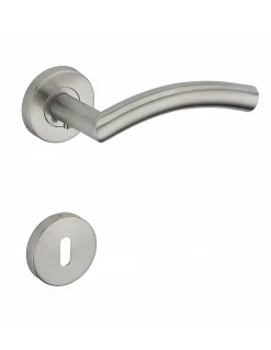 Paire de béquilles pour porte, carré 7mm, inox - THIRARD