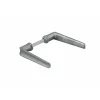 Paire de béquilles pour porte, carré 6mm, 1 portée, argent - THIRARD