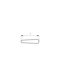Paire de béquilles pour serrure de portail, carré 7mm, noir - THIRARD