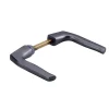 Paire de béquilles Targa pour porte, carré 7mm, 1 portée, gris - THIRARD