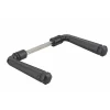 Paire de béquilles torsadés pour porte, carré 7mm, inox - THIRARD