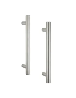 Paire de poignée pour porte battante, entr'axe 300mm, inox - THIRARD