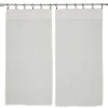 Paire de rideau vitrage Callaly beige l.60 x H.120 cm