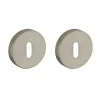 Paire de rosaces, trou de clé, inox - THIRARD