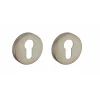 Paire de rosaces, trou de cylindre, inox - SP