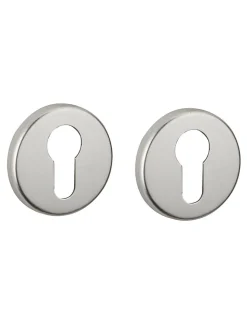 Paire de rosaces trou de cylindre, argent - THIRARD
