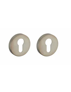 Paire de rosaces, trou de cylindre, inox - THIRARD