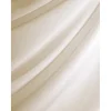 Paire de vitrages unis - 60x140cm - Ecru