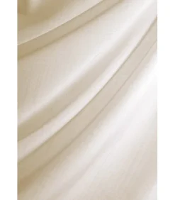 Paire de vitrages unis - 60x140cm - Ecru