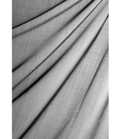 Paire de vitrages unis - 60x140cm - Gris anthracite