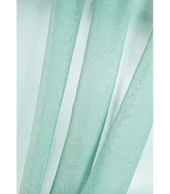 Paire de vitrages unis - 60x140cm - Céladon