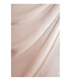 Paire de vitrages unis - 60x140cm - Beige