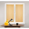 Paire de vitrages unis - 60x140cm - Moutarde