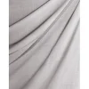 Paire de vitrages unis - 60x140cm - Gris