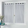 Paire de Voilages "Orion" 60x160cm Blanc