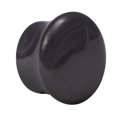 Paire d'embouts de tringle en forme de bouchon (Diam. 20 mm - Gris anthracite)