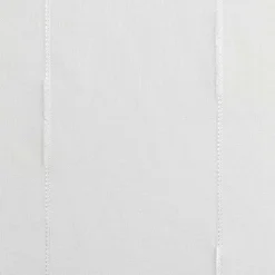 Paire droite passants 2 x 60 x 120 cm voile sable fils chenille linahe Blanc