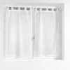 Paire droite passants 2 x 60 x 120 cm maille odilia Sans