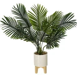 Palmier artificiel - pot céramique H72 cm - Atmosphera