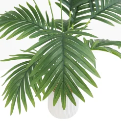 Palmier artificiel pot blanc 68cm