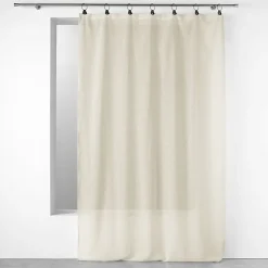 Panneau a anneaux 140 x 240 cm voile tisse linka Naturel