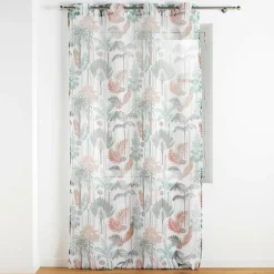 panneau a oeillets 140 x 240 cm voile sable imprime terra nova