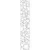 Panneau japonais Rondo dévoré blanc l.45 x H.260cm Madeco